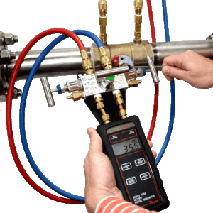 DWYER 490A hydronic differential pressure manometer