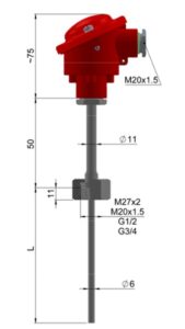 LIMATHERM TTKGWN-4 Thermocouple