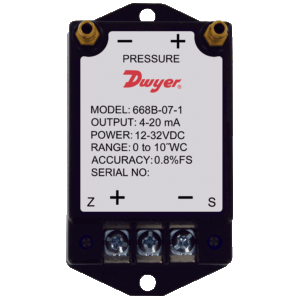 DWYER 668B/D compact differential pressure transmitters