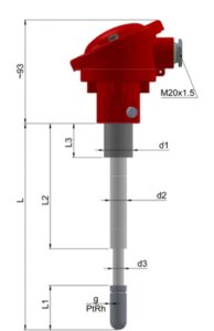 LIMATHERM TTRCS-22 Thermocouple