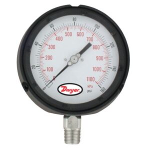 DWYER 765 process gage with dampened movement