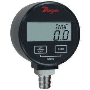 DWYER DPGA/DPGW digital pressure gage with 1% accuracy