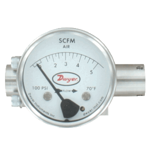 DWYER DTFF fixed-orifice flowmeter for low flow rates