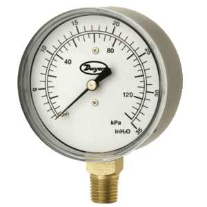 DWYER LPG4 2.5″ low pressure gage