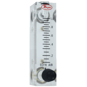 DWYER Visi-Float VF acrylic flowmeter