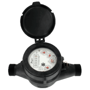 DWYER WPT multi-jet plastic water meter