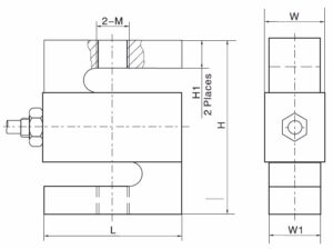 OMEGA LC103B High Accuracy, Stainless Steel, S-Beam Load Cells