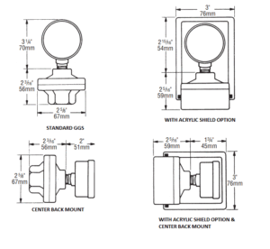 PLAST-O-MATIC GGS Gauge Guards